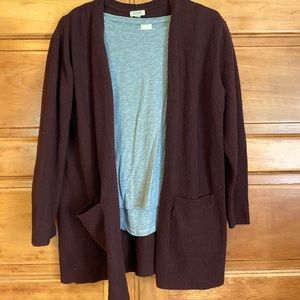 Maroon/Brown Cardigan